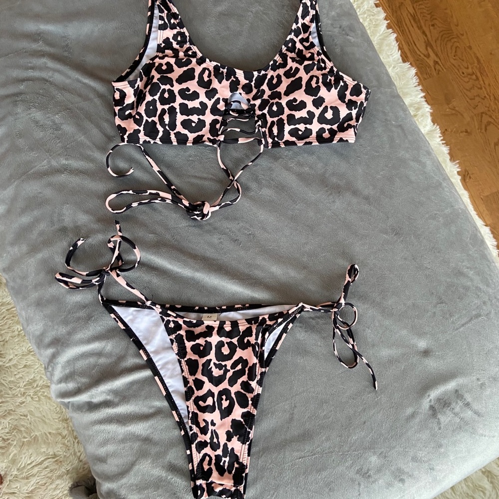 Cheetah print bikini